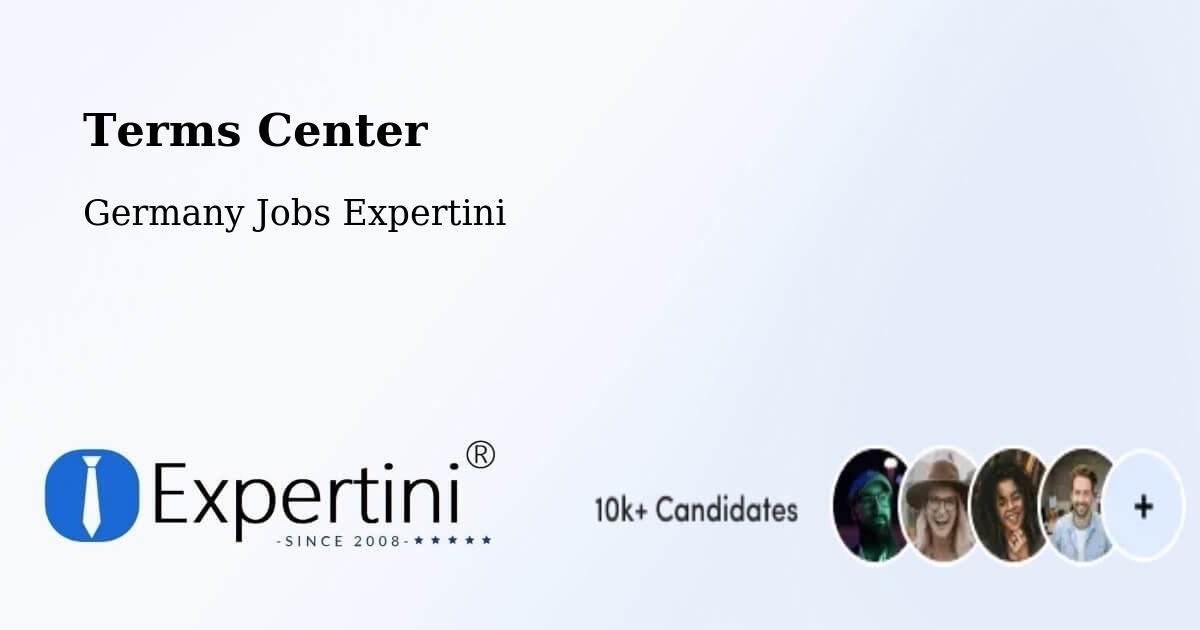 Terms of Service – Burgstädt - Germany Jobs Expertini